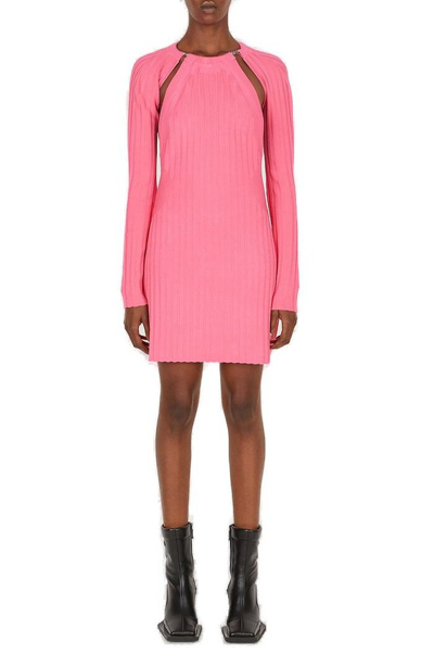 Shop Eytys Cleo Cut Out Dress In Pink