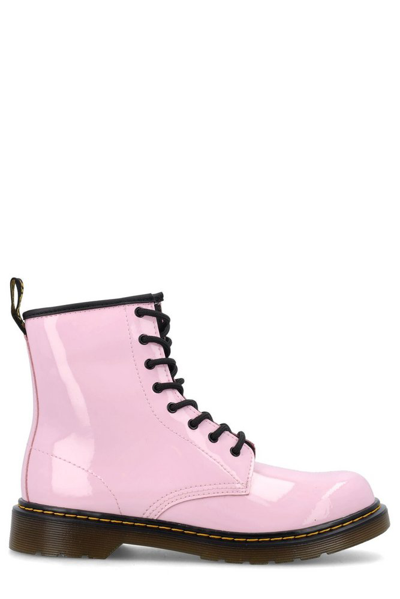 Shop Dr. Martens' Dr. Martens Youth 1460 Lace Up Boots In Pink