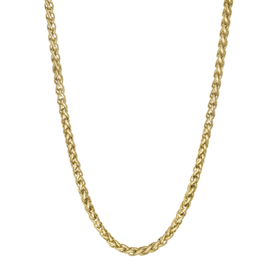 Shop Fossil Men's Gold-tone Stainless Steel Chain Necklace