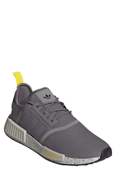 Originals Nmd R1 Primeblue Sneaker Trace Grey/ Trace Grey/ Yellow | ModeSens