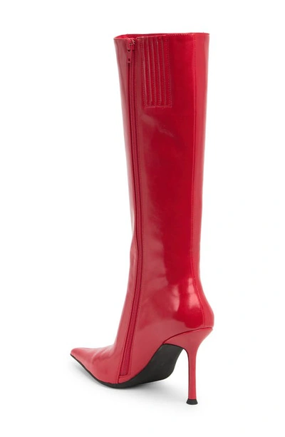 Shop Jeffrey Campbell Darlings Knee High Boot In Red