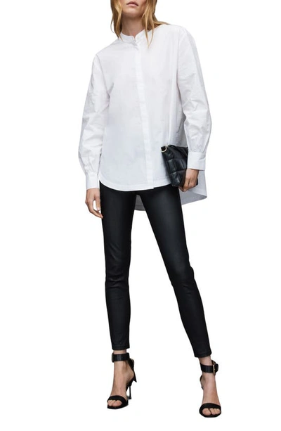 Shop Allsaints Marcie Button-up Shirt In White