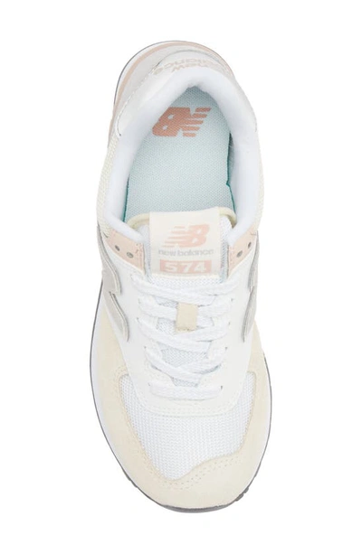 Shop New Balance 574 Classic Sneaker In Arctic Grey/ Pink