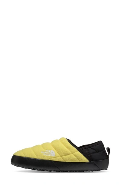 Shop The North Face Thermoball Mule Slipper In Yellowtail/ Tnf Black