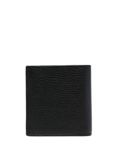 Shop Calvin Klein Grained Leather Wallet In Schwarz