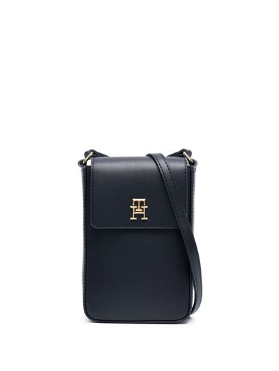 Tommy Hilfiger Iconic Phone Pouch In Blau | ModeSens