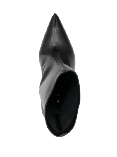 Le Silla Eva 120mm Ankle Boots In Schwarz