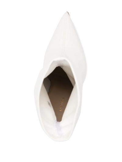 Le Silla Eva 120mm Ankle Boots In Weiss