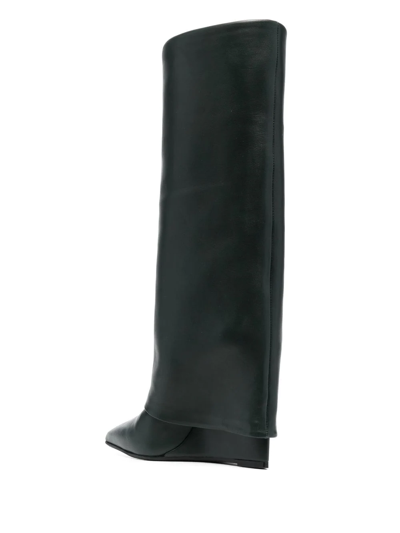Shop Le Silla Andy 120mm Boots In Grün
