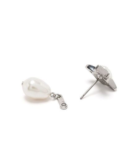 Shop Vivienne Westwood Orb-embellished Stud Earrings In Silber