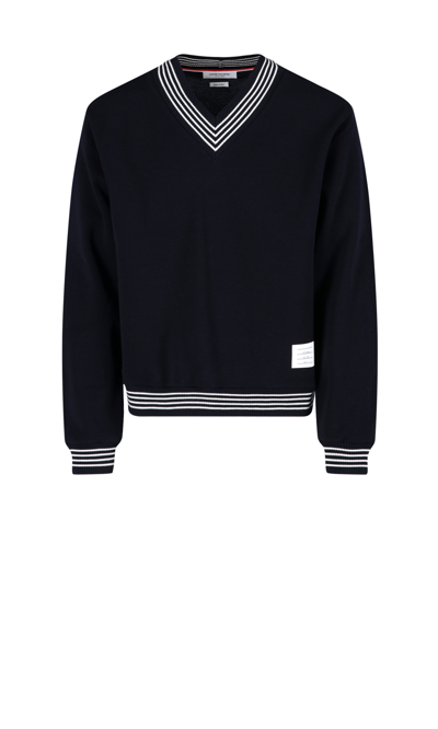 Shop Thom Browne V-neck Sweater