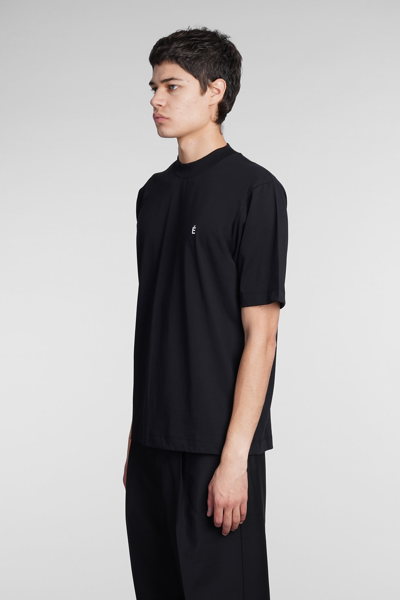 Shop Etudes Studio T-shirt In Black Cotton