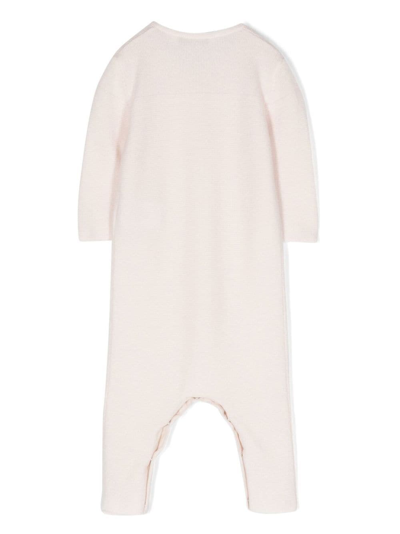 Shop Bonpoint Button-front Cashmere Bodie In Pink