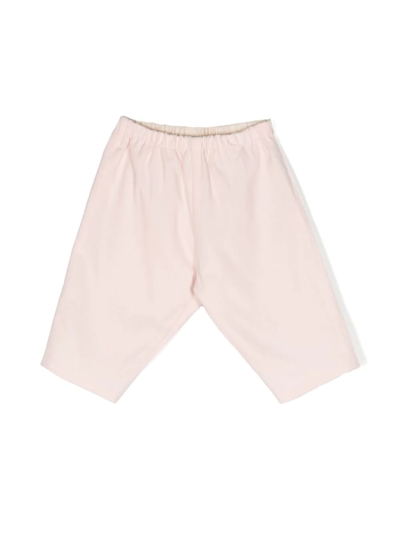 Shop Bonpoint Corduroy Tapered-leg Trousers In Pink