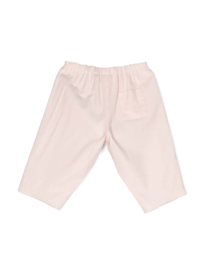 Bonpoint Corduroy Tapered-leg Trousers In Pink