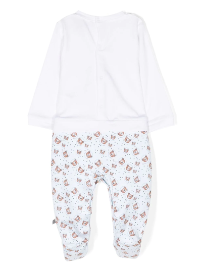 Shop Aigner Bear-print Overall In Blue