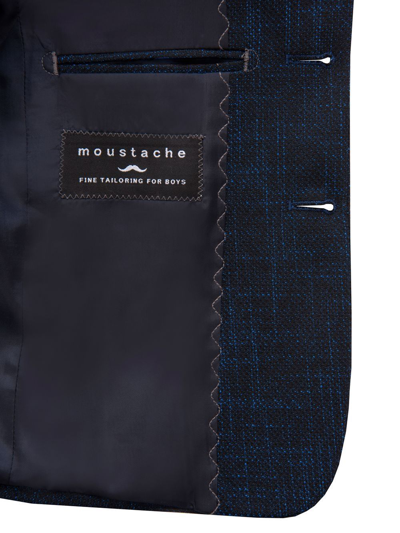 Shop Moustache Peak-lapel Tailored Blazer In Blue