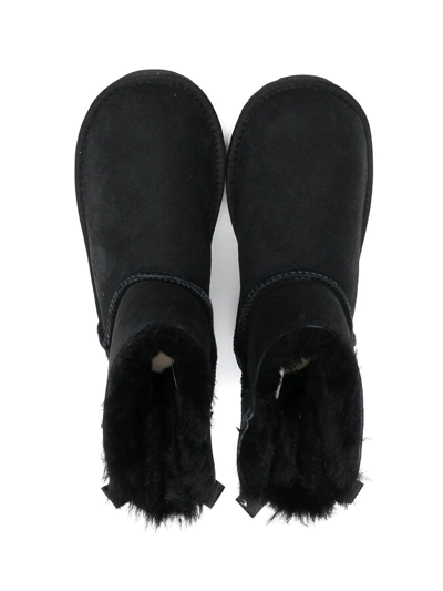 Ugg Suede Ankle Boots In Black