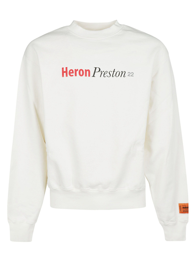 Shop Heron Preston Men's White Other Materials Sweatshirt