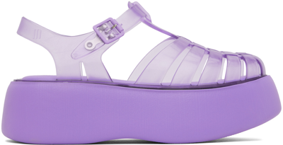 Shop Melissa Purple  Possession Platform Sandals In Ab627 Purple