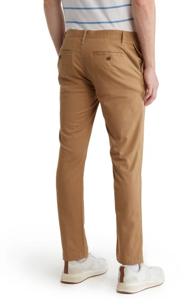 14th & Union The Wallin Stretch Twill Trim Fit Chino Pants In Tan Kelp ...