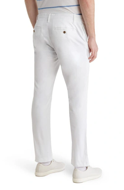 Shop 14th & Union The Wallin Stretch Twill Trim Fit Chino Pants In White