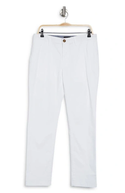Shop 14th & Union The Wallin Stretch Twill Trim Fit Chino Pants In White