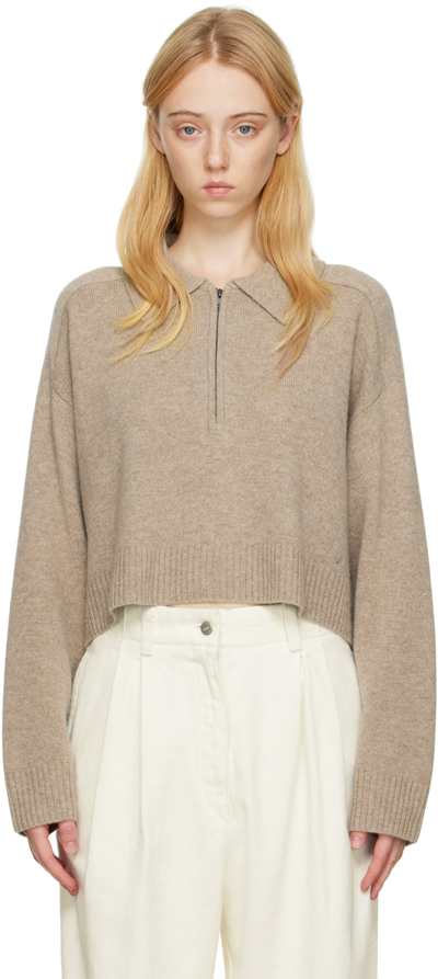 Loulou Studio Brown Banni Jumper In Brown Melange | ModeSens
