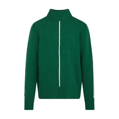 Shop Egonlab Weasley Knitwear In Green Knit