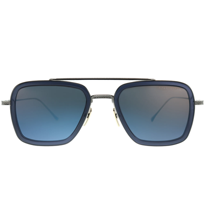 Shop Dita Flight.006 Dt 7806-a-smk-pld-52 Unisex Square Sunglasses In Grey