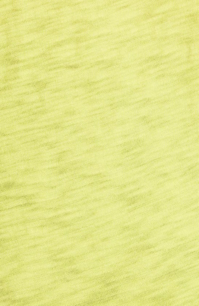 Atm Anthony Thomas Melillo Slub V-neck Tee In Lemonade