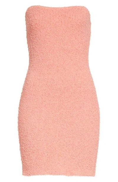 Shop Alix Nyc Cleo Strapless Body-con Minidress In Himalayan Pink