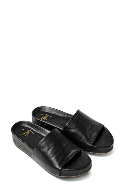 Shop Beek Pelican Platform Slide Sandal In Black