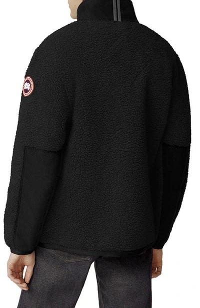 Canada Goose Renfrew Relaxed-fit Recycled Wool-blend Sweatshirt In Black - Noir