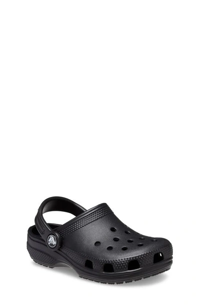 Crocs Kids Classic Clog In Black