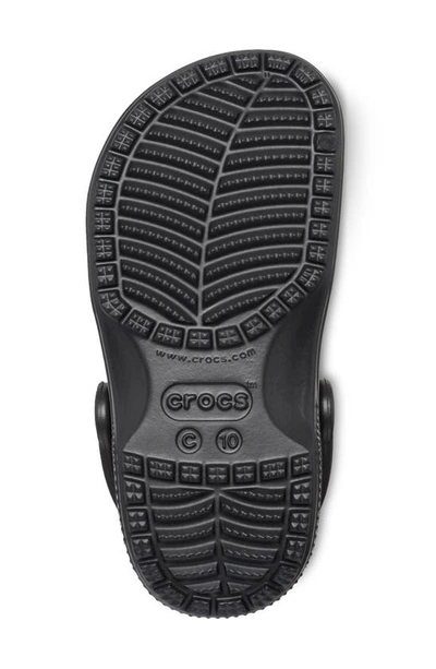 Shop Crocs Kids' Classic Clog In Black