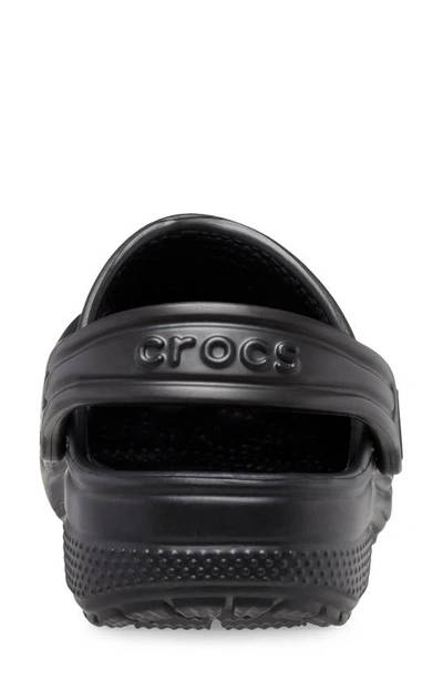 Crocs Kids Classic Clog In Black