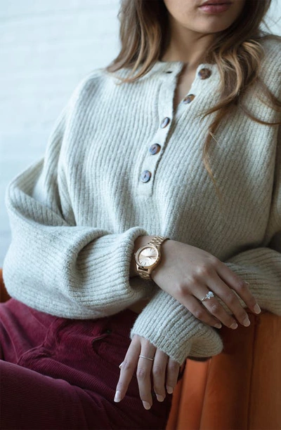 Nixon Optimist Bracelet Watch, 33.5mm In All Light Gold