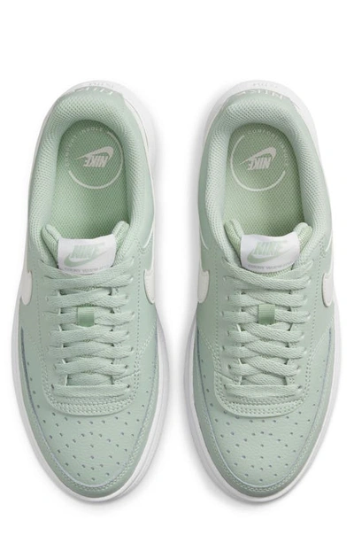 Shop Nike Court Vision Alta Platform Sneaker In Seafoam/ Summit White-white