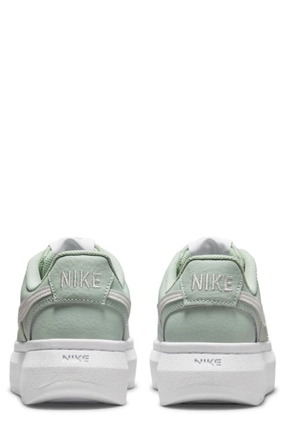 Shop Nike Court Vision Alta Platform Sneaker In Seafoam/ Summit White-white