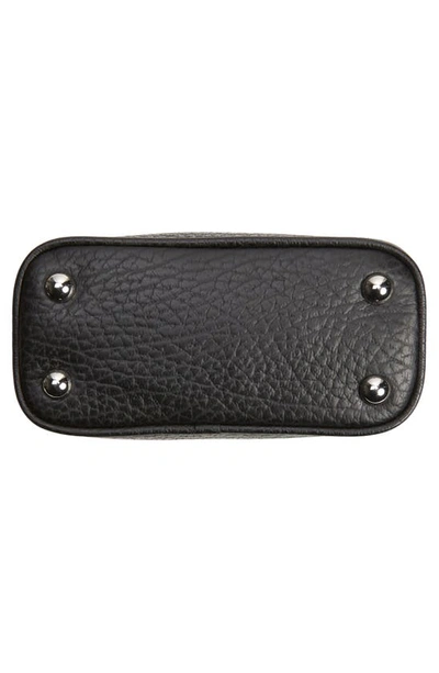 Shop Maison Margiela 5ac Classique Baby Leather Shoulder Bag In Black