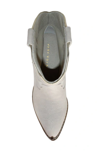 Very Volatile Taylor Metal Toe Western Boot In Off White