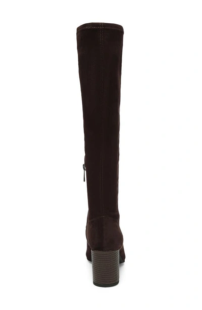Donald Pliner Cassidy Knee High Boot In Dark Brown