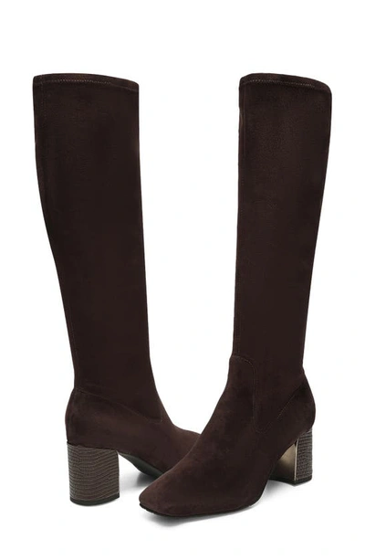 Donald Pliner Cassidy Knee High Boot In Dark Brown