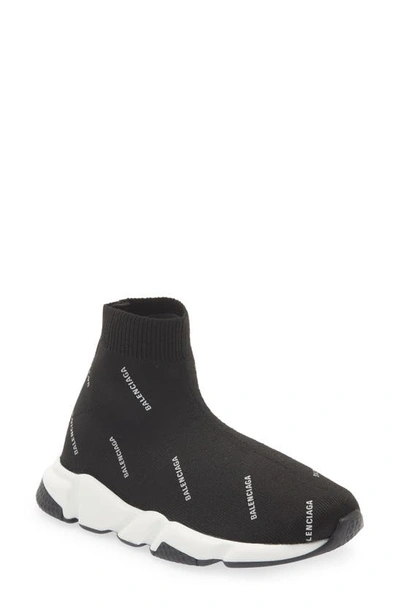 Balenciaga Kids' Speed Sock Sneaker In Black | ModeSens