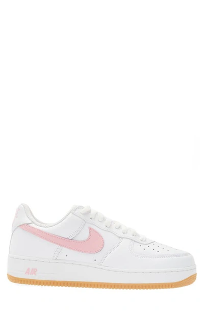 Shop Nike Air Force 1 Low Retro Sneaker In White/ Pink/ Gum Yellow/ Gold