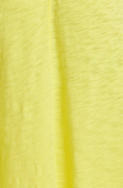 Shop Atm Anthony Thomas Melillo Slub Cotton Tank Minidress In Lemonade