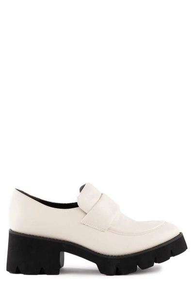 Shop Bc Footwear Here We Are Platform Loafer In Off White