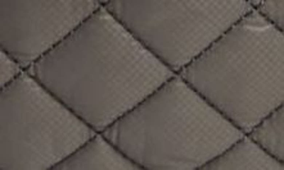 Mz Wallace Crosby Quilted Nylon Bucket Bag In Ash