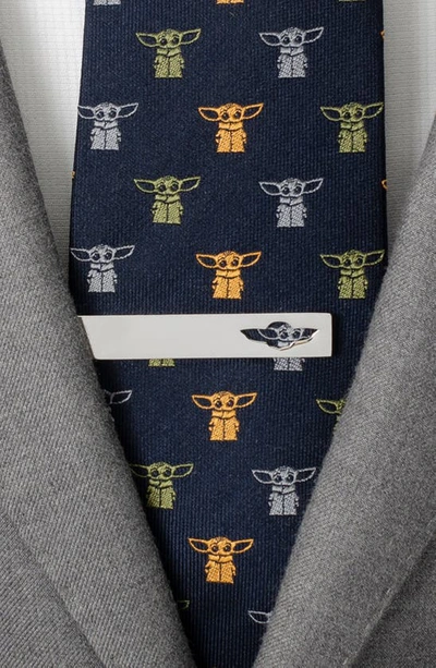 Cufflinks, Inc Grogu Tie Bar In Silver